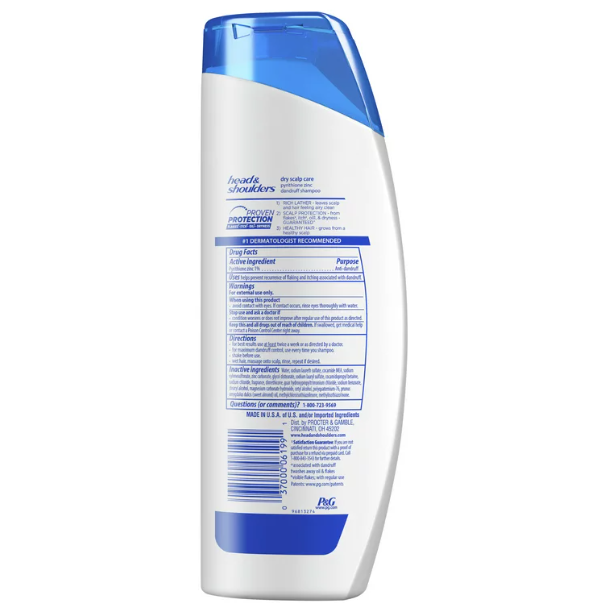 Procter & Gamble | Head & Shoulders Shampoo, Dry Scalp Care, 13.5 oz, 6/cs | 3700091360-1
