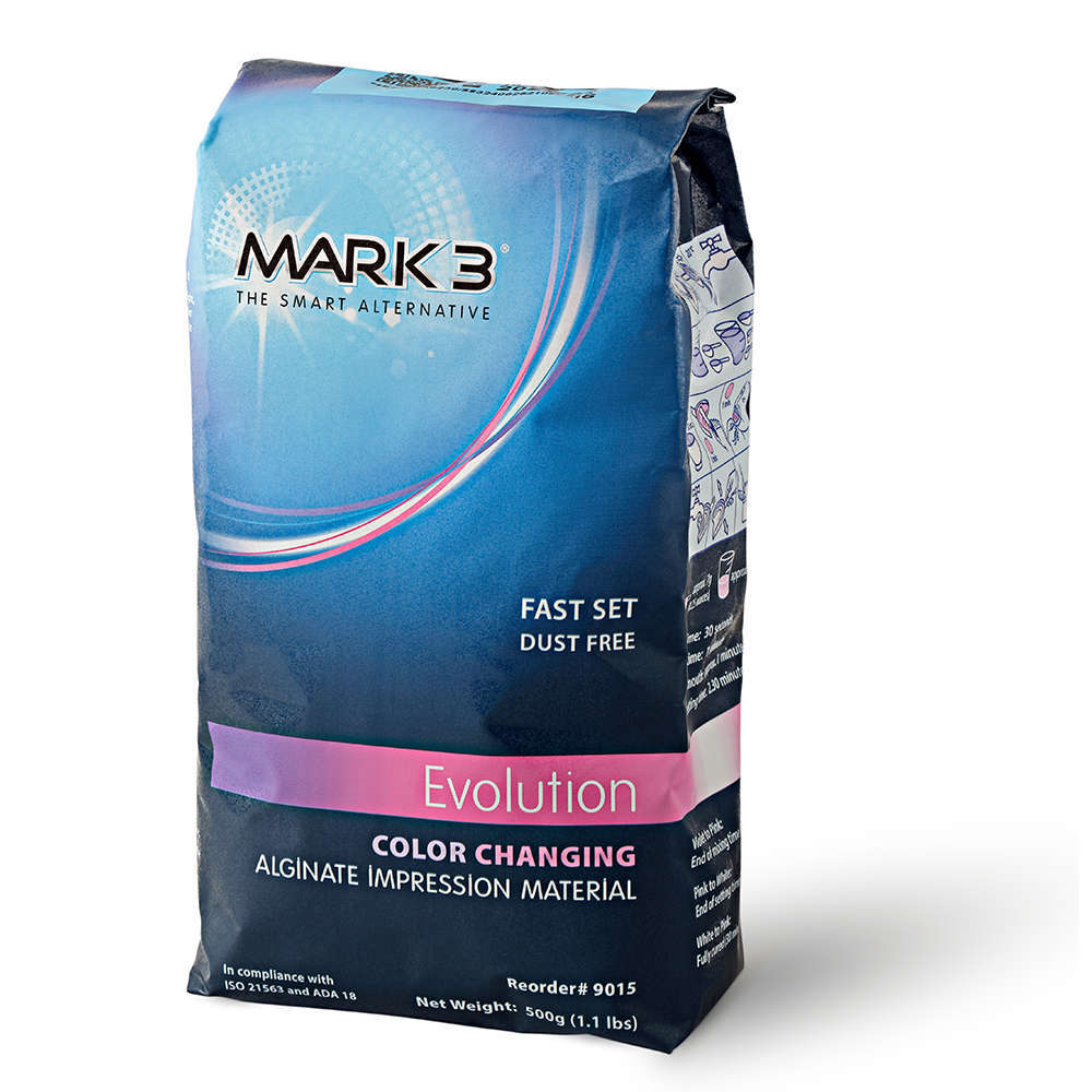 MARK3 | Evolution Color Changing Alginate Dust Free Fast Set 1.1 lbs. by MARK3 | 100-9015