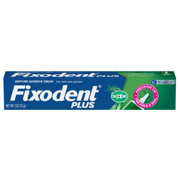 Procter & Gamble | Fixodent Plus Scope Denture Adhesive, 2.0 oz tube, 24/cs | 80362547