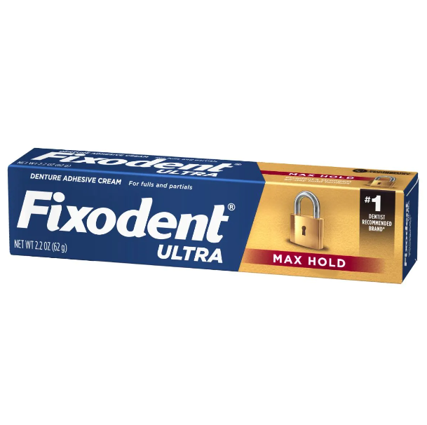 Procter & Gamble | Fixodent Ultra Max Hold Denture Adhesive, 2.2 Oz Tube, 24/cs | 80362560