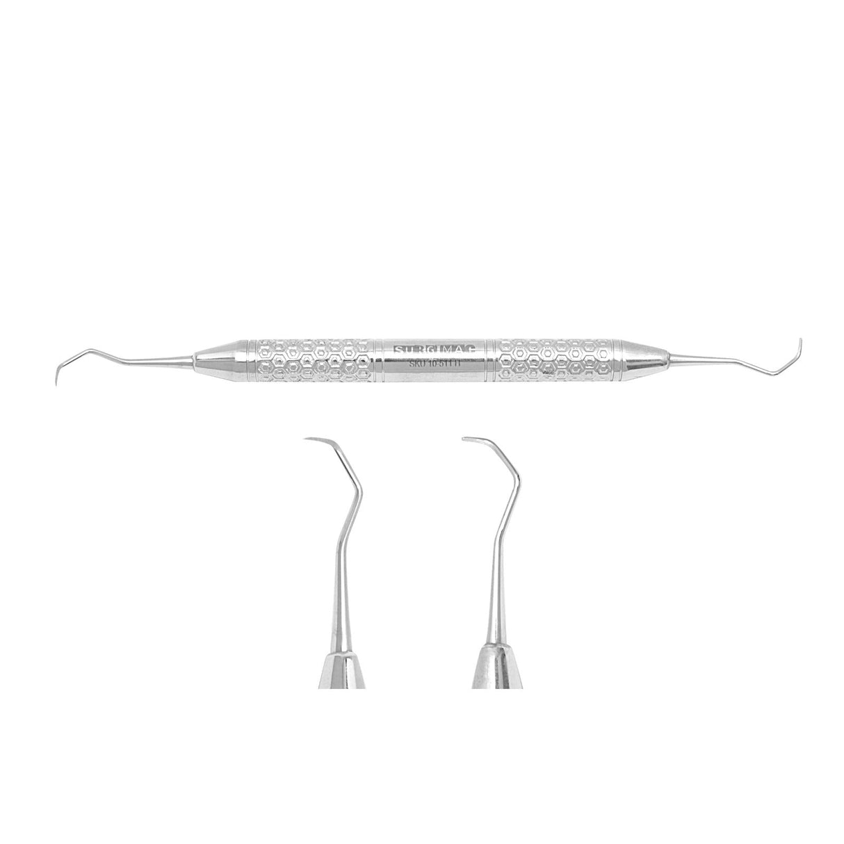 SurgiMac | SurgiMac #13/14 Columbia University Curette , Double Ended, Stainless Steel, Hexa Series, 1/Pk | 10-511-H