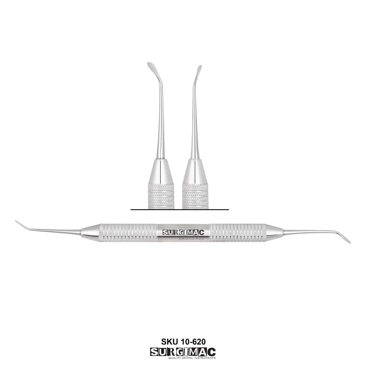 SurgiMac | SurgiMac Periosteal Elevators, PH2MBH, Buser/Modified, Stainless Steel, Air Series, 1/Pk | 10-620