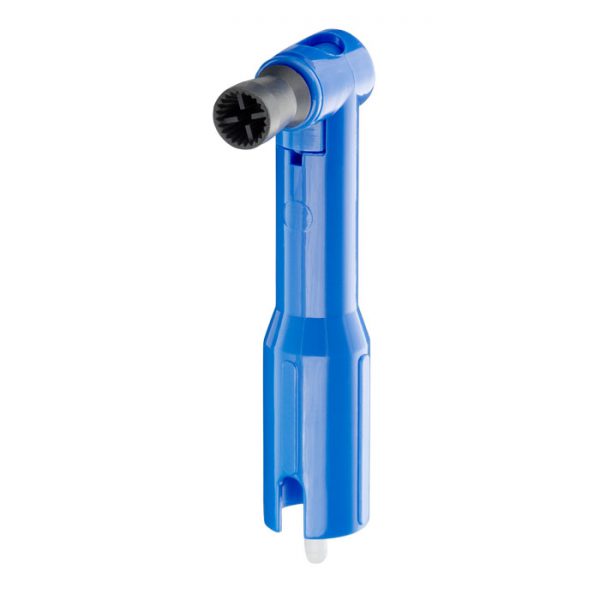 Young Dental | Young Classic, Disposable Angle, W/ Soft, Gray, Traditional, Webbed Cup, 1200/pk | 131112