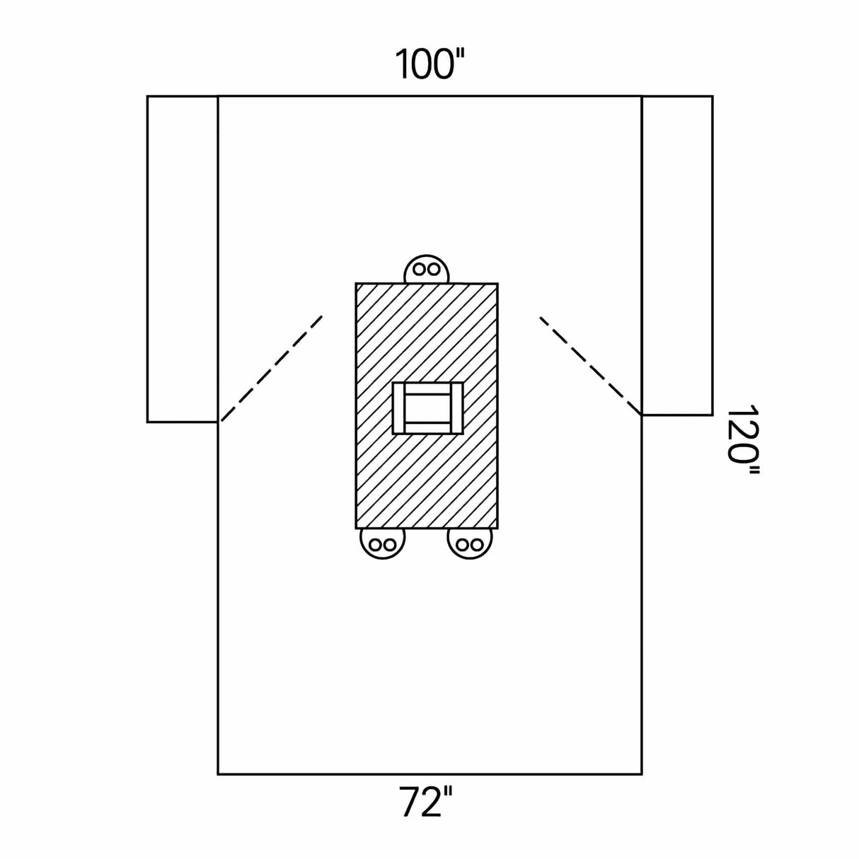 O&M Halyard Inc | Abdominal Drape Transverse Laparotomy Drape 100 W X 72 W X 120 L Inch Sterile | 89281