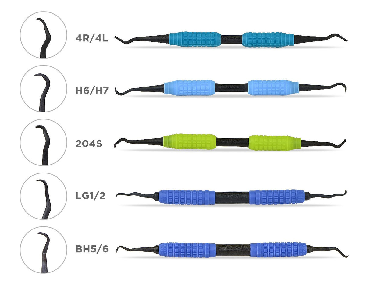 ImplaKlean Implant Improved Deplaquer/Scaler Set, 5/Pk. Includes