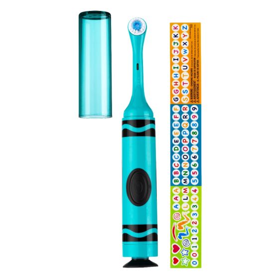 Sunstar | GUM Barbie Power Toothbrush, 2 Bright Fun Handle Colors, Soft Bristles | 2273BAR