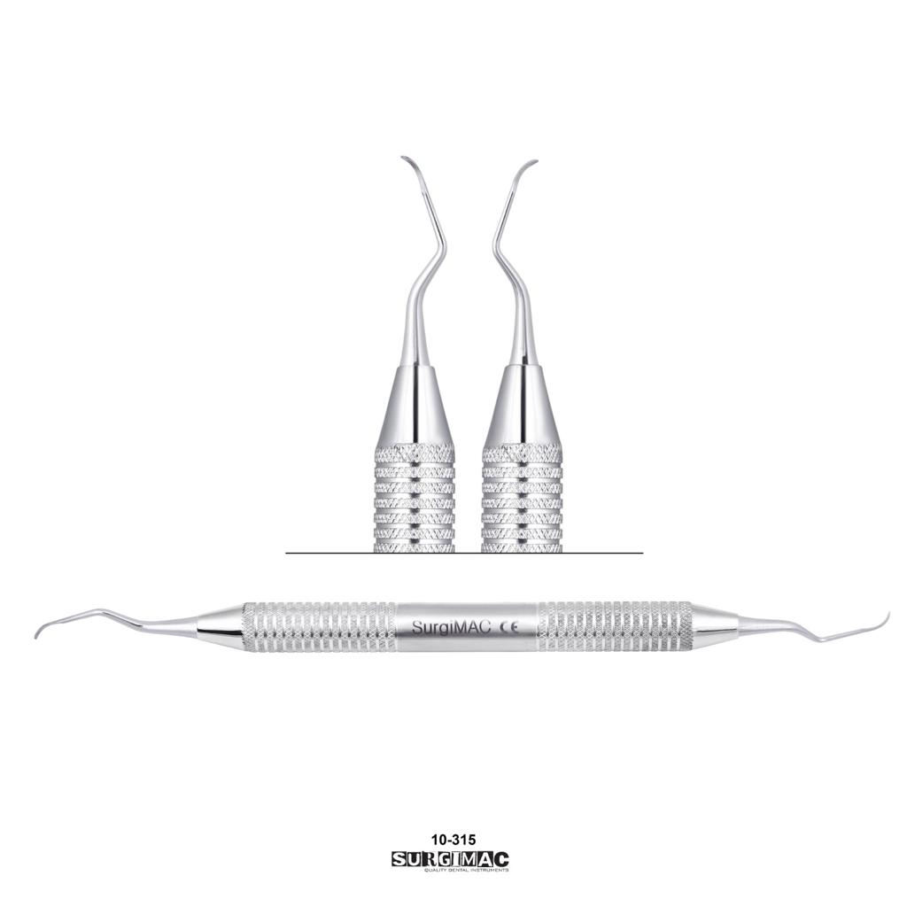 SurgiMac | SurgiMac #2R/2L Columbia University Curette, Stainless Steel, Air Series, 1/Pk | 10-315