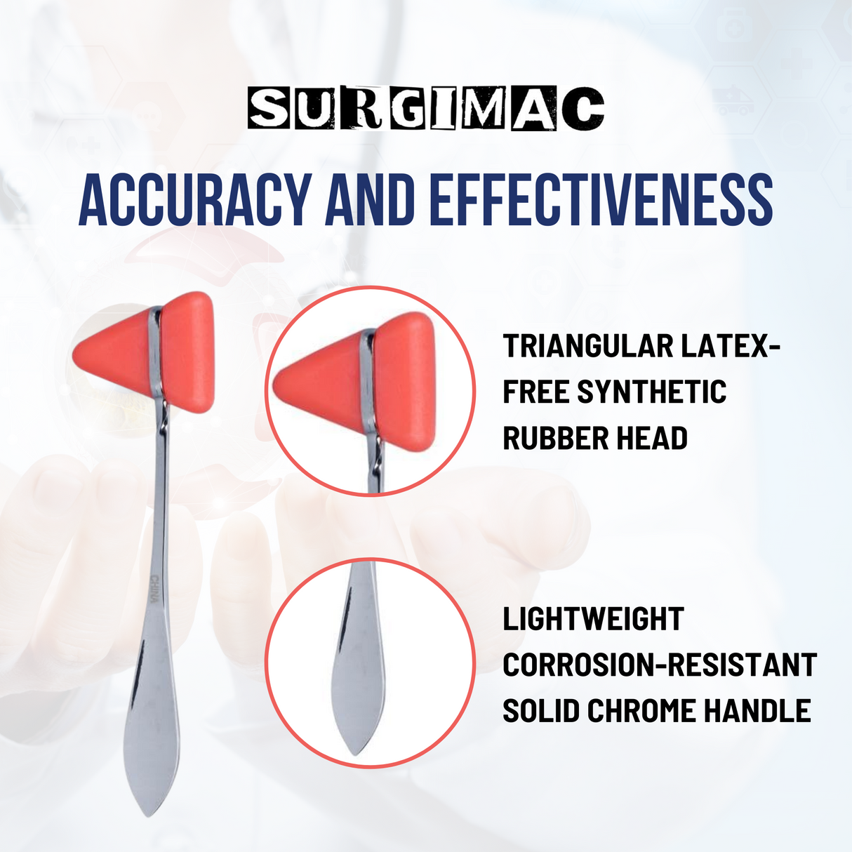 SurgiMac | Percussion Hammer Taylor 7-1/2 Inch Length |