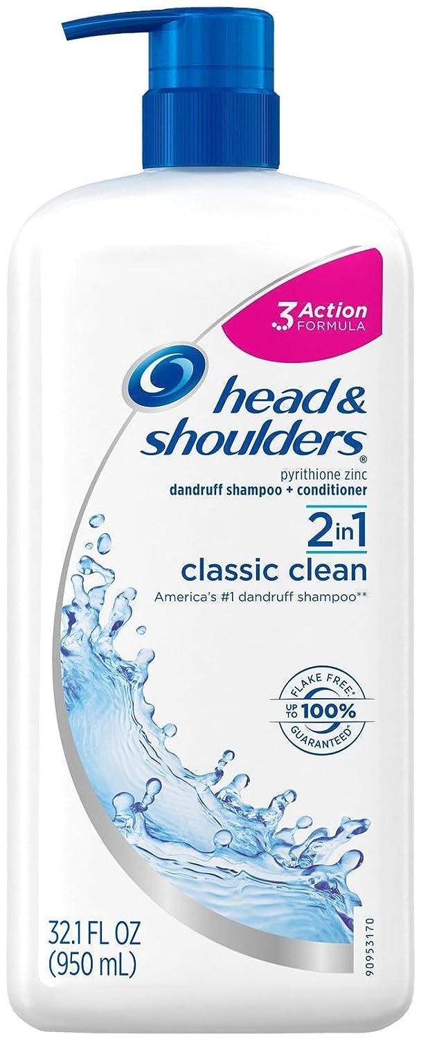 Procter & Gamble | Head & Sholders, Shampoo, Conditioner, 2N1, Classic Clean, 32.1oz, 4/cs | 3700096271-1