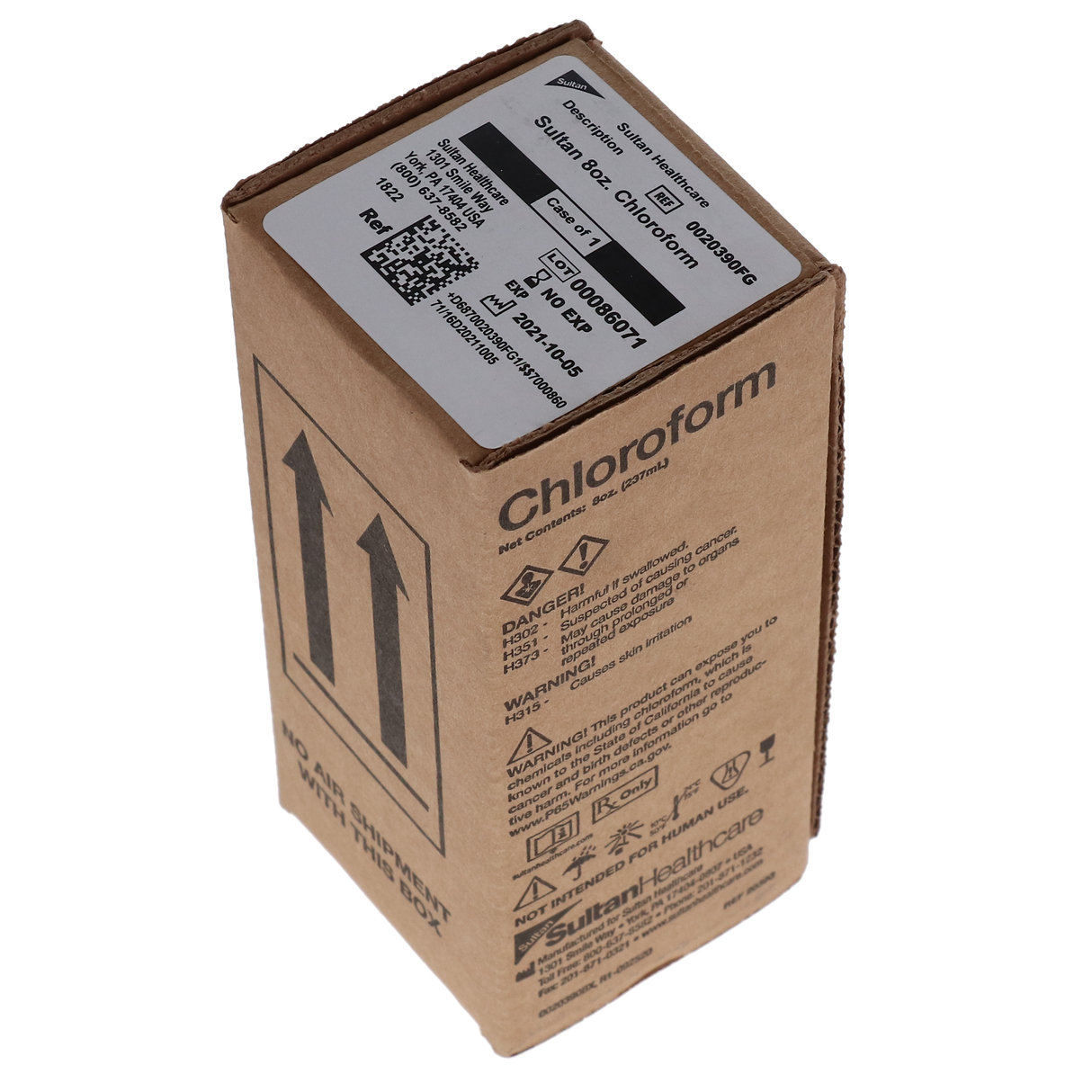 Sultan | Chloroform Bottle, 8 oz | 20390