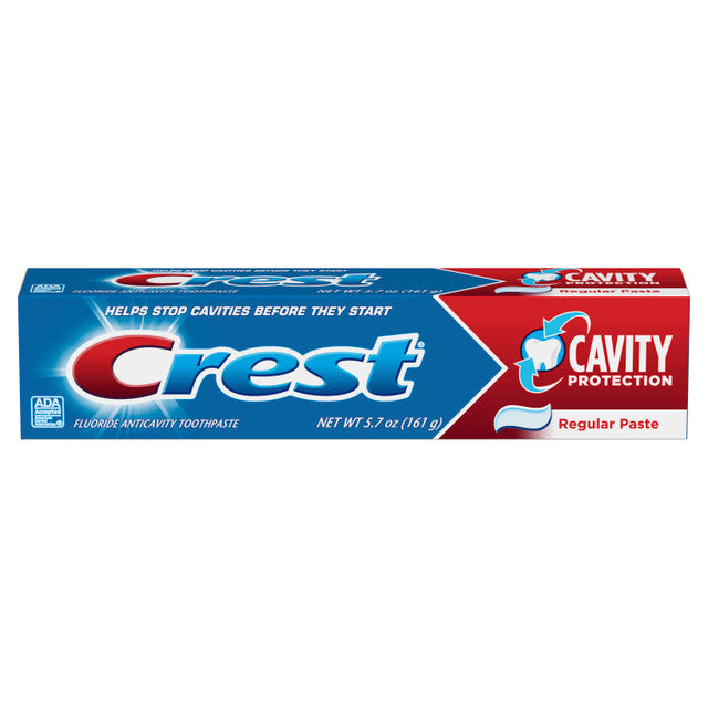 Procter & Gamble | Crest Cavity Protection Toothpaste, Regular, 5.7oz, 24/cs | 3700051206-1