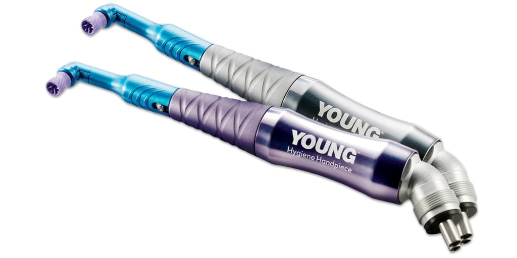 Young Hygiene Handpiece, designed to fit the contours of the hygienist's hand 410001