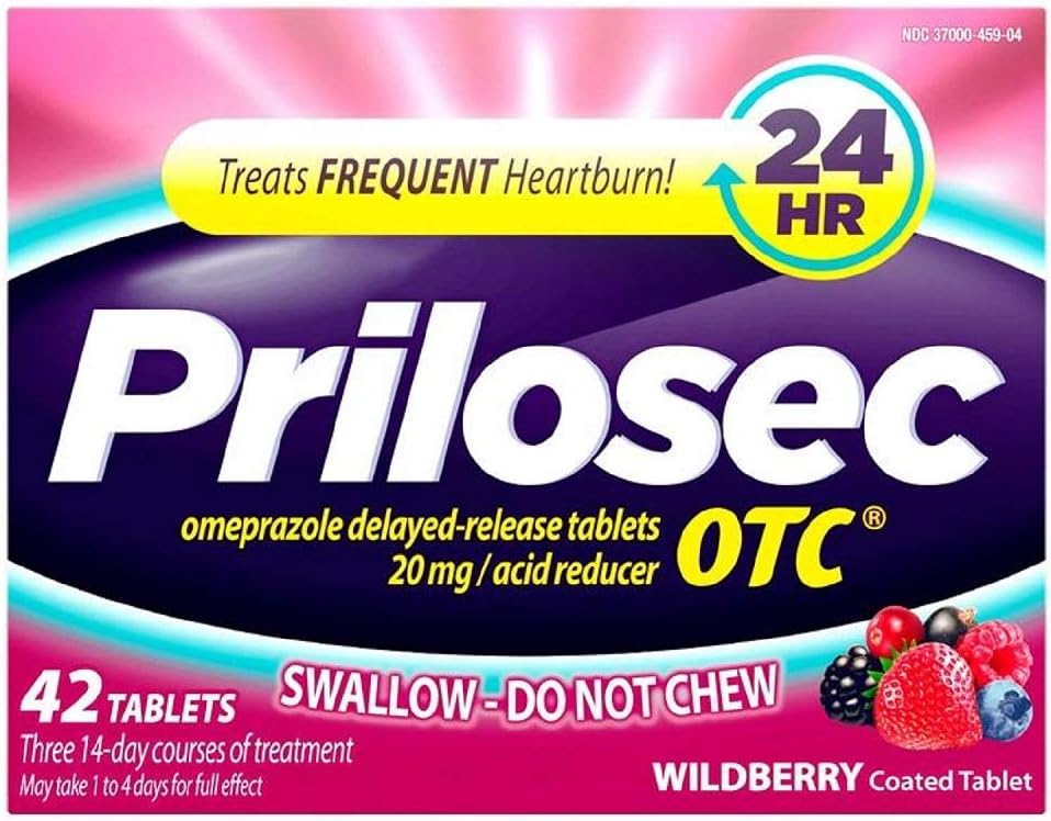 Procter & Gamble | Prilosec Otc, Wild Berry, 42/pk, 24 Pk/cs | 3700080934