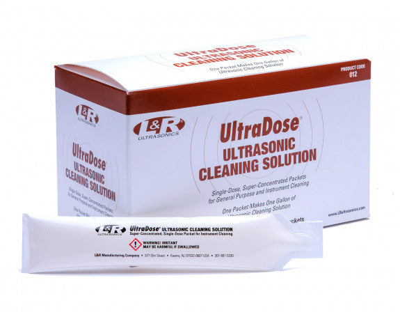 L&R | Ultrasonic Cleaning Solution, 1 Oz Tubes , 24/bx, 6 Bx/Cs | 012