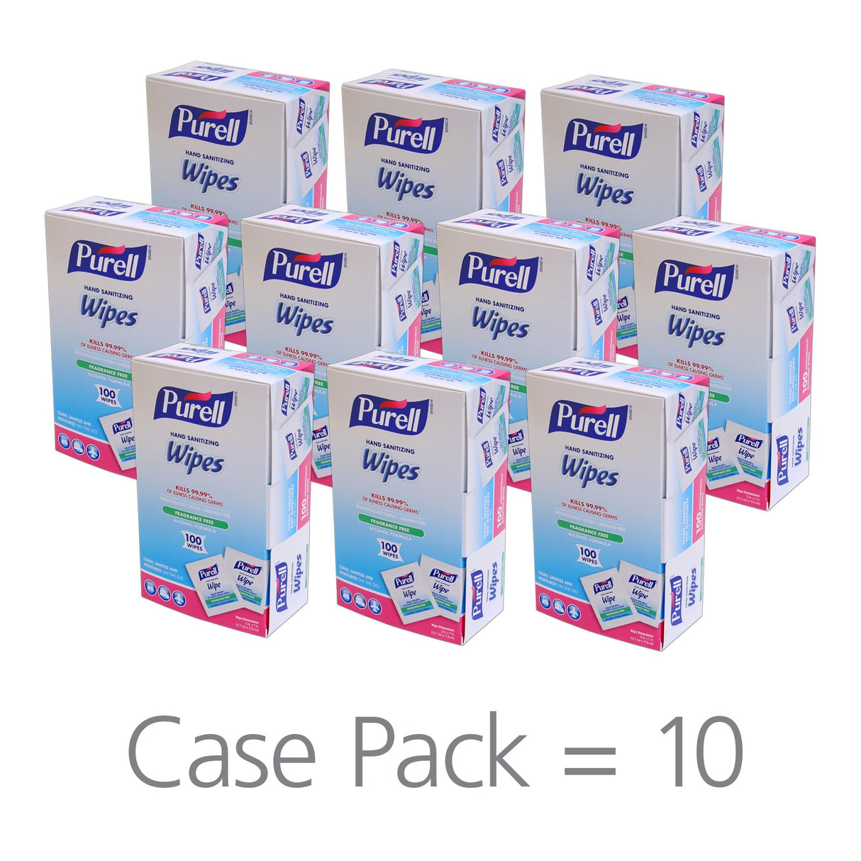GOJO | Purell Hand Sanitizing Wipes Alcohol Formula | 9022-10