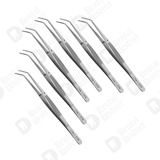 #317 College Cotton Dental Surgical Tweezers Set