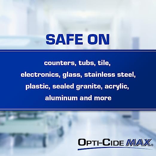 Micro Scientific Industries | Opti-Cide Max Surface Disinfectant Cleaner Premoistened Wipe | M60034