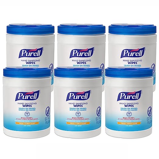 GOJO | Alcohol-free PURELL Hand Sanitizing Wipes | 9113-06