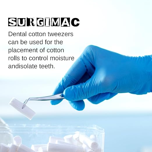 #317 College Cotton Dental Surgical Tweezers Set