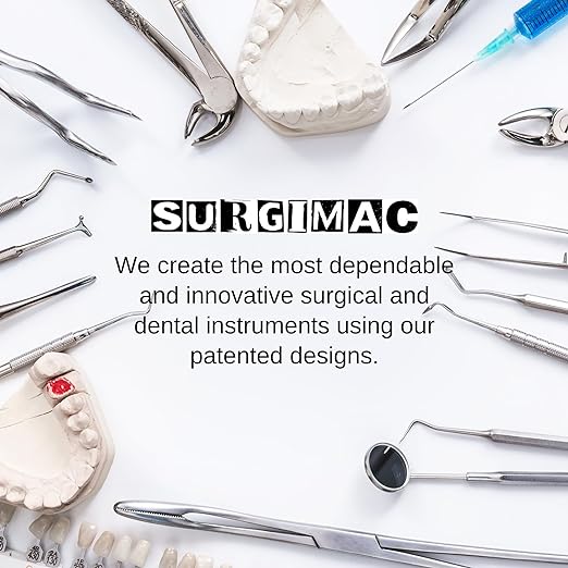 SurgiMac | Cryer #44 and #45 Root Elevators, Set of Left & Right with Smooth by SurgiMac | 12-1943 and 12-1944