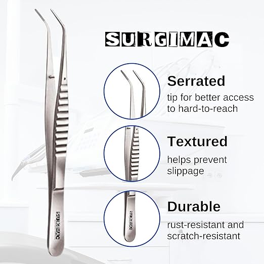 #317 College Cotton Dental Surgical Tweezers Set
