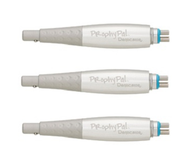 ProphyPal Hygiene Handpiece - CLASSIC SILVER Color, 3/Pk. Extended Sure-fit 750003