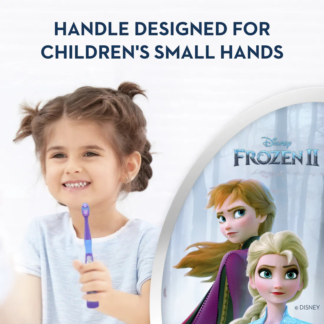 Oral-B Kids Toothbrush, 3+ Years, Frozen Character Graphics