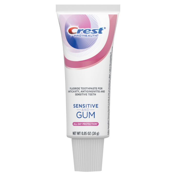 Procter & Gamble | Crest Pro-Health Sensitive and Gum Toothpaste 0.85oz | 80357575-1