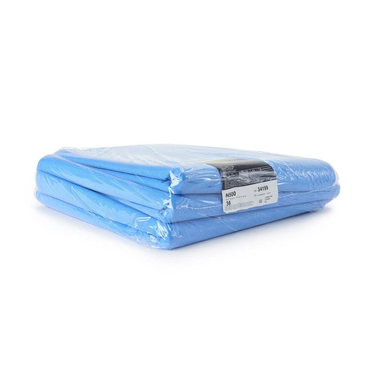 O&M Halyard Inc | Sterilization Wrap White / Blue Dual Layer SMS Polypropylene Steam / EO Gas / Hydrogen Peroxide | 34180-BG/144