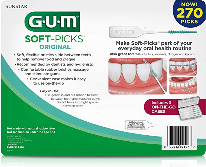 Sunstar | GUM Original Soft Picks, 270 ct. | 139652
