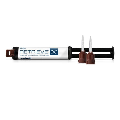 Parkell | Retrieve DC Implant Cement Kit: 5ml Cartridge + 10 Brown Tips | S251