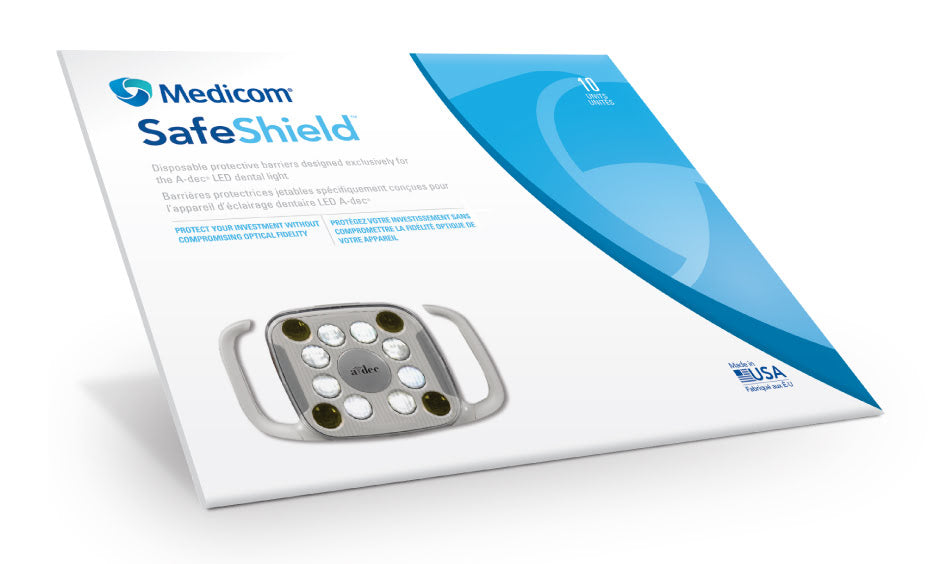 Medicom | SafeShield Light Barrier, Disosable, Exclusively For The A-Dec LED Light | 9565