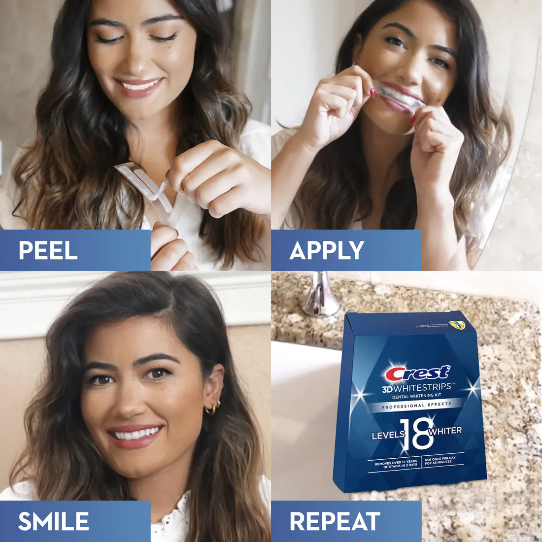 Crest 3D Whitestrips Professional Effects, 20 treatments