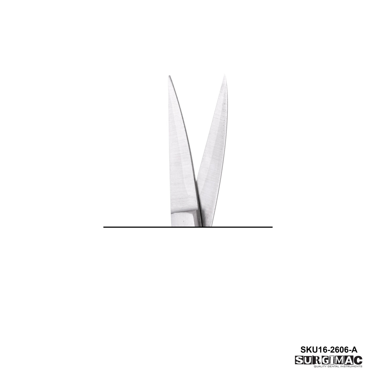 SurgiMac | SurgiMac Iris Scissors Curved with Tungsten Carbide Tips, Gold Handles, Stainless Steel, Air Series, 1/Pk | MS-002