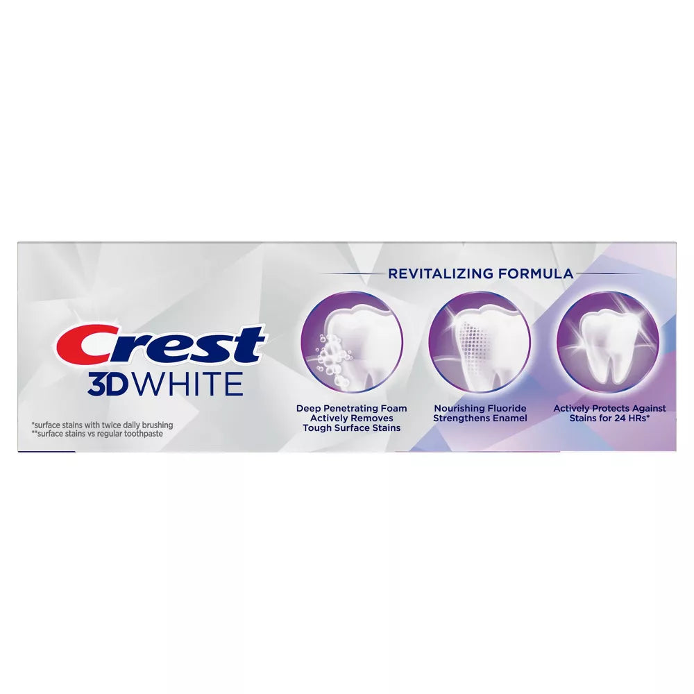 Procter & Gamble | Crest 3D White Brilliance Toothpaste, Vibrant Peppermint, 3.5 oz Tube, 24/cs | 80701355