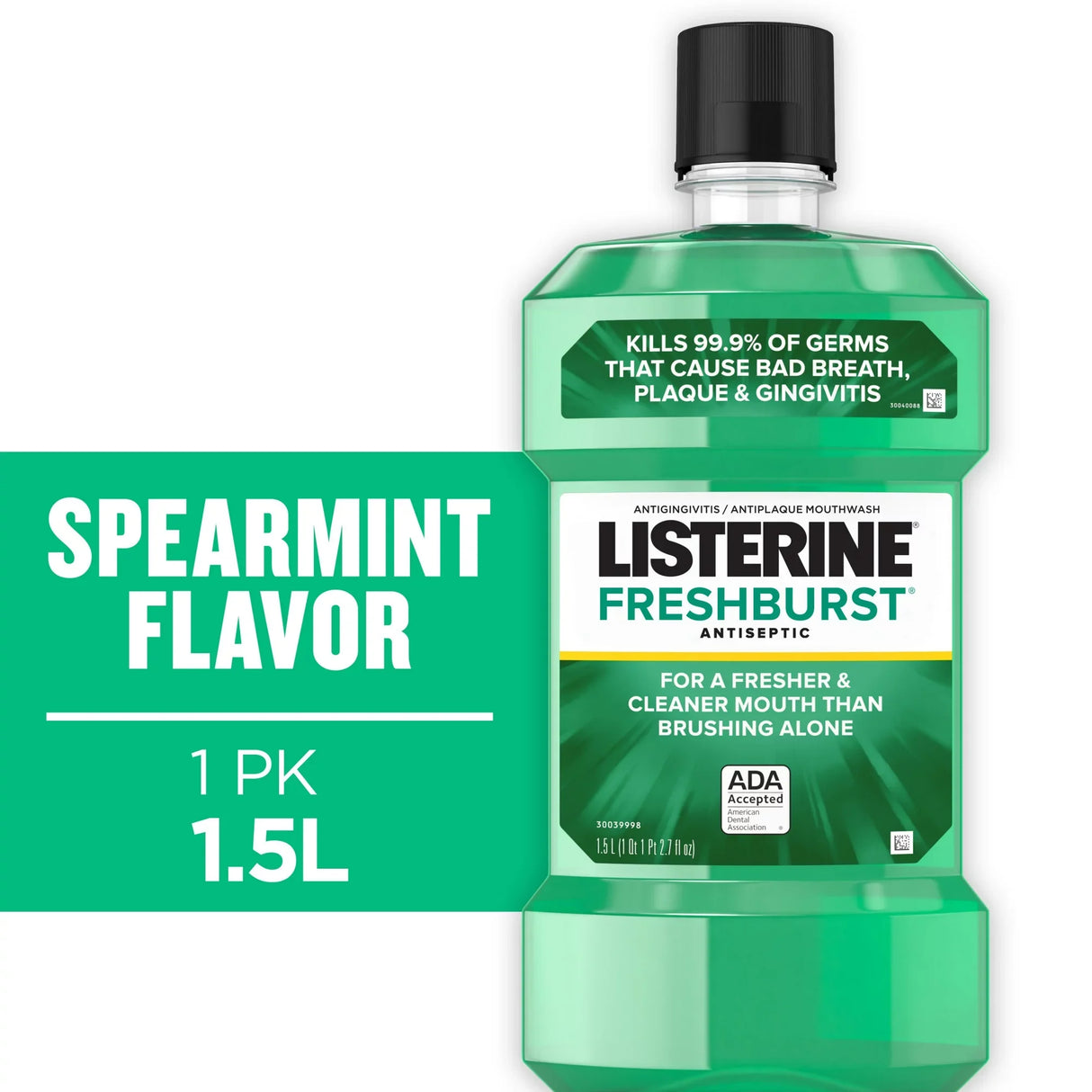 Freshburst Listerine, 1.5 Liter, 6/cs