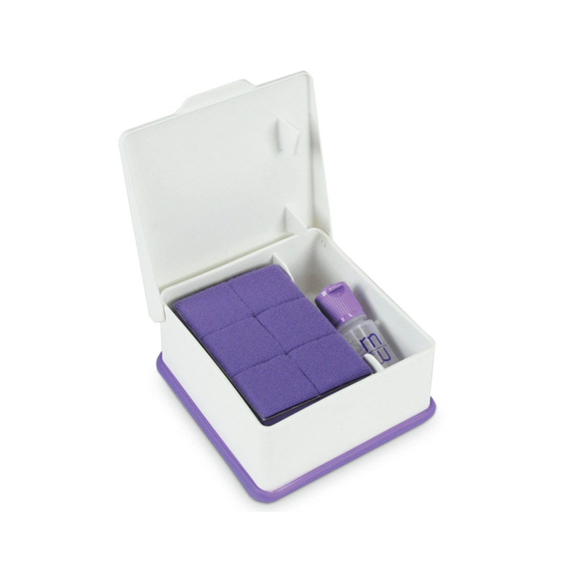 Zirc Dental Products | Mirror Magic Organizer, White Plastic. Fits 48 swipe pads & 1 - 6ml bottle | 50R201