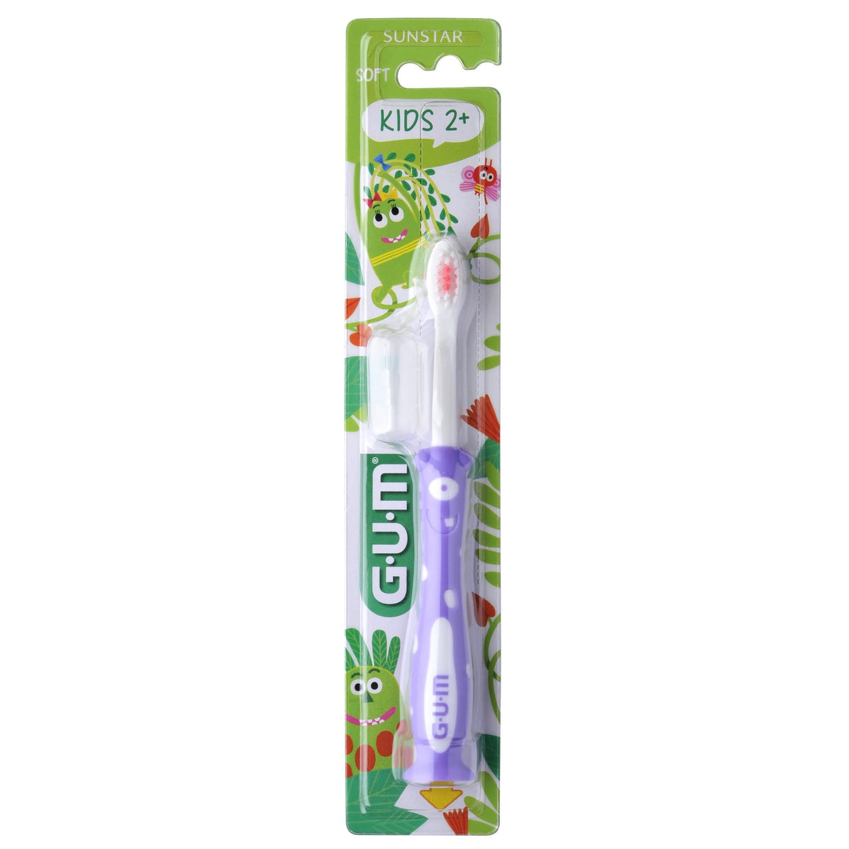 Sunstar | GUM Barbie Manual Toothbrush, 4 Bright Fun Handle Colors, Ulta Soft Bristles, 1 dz | 4060SBAR