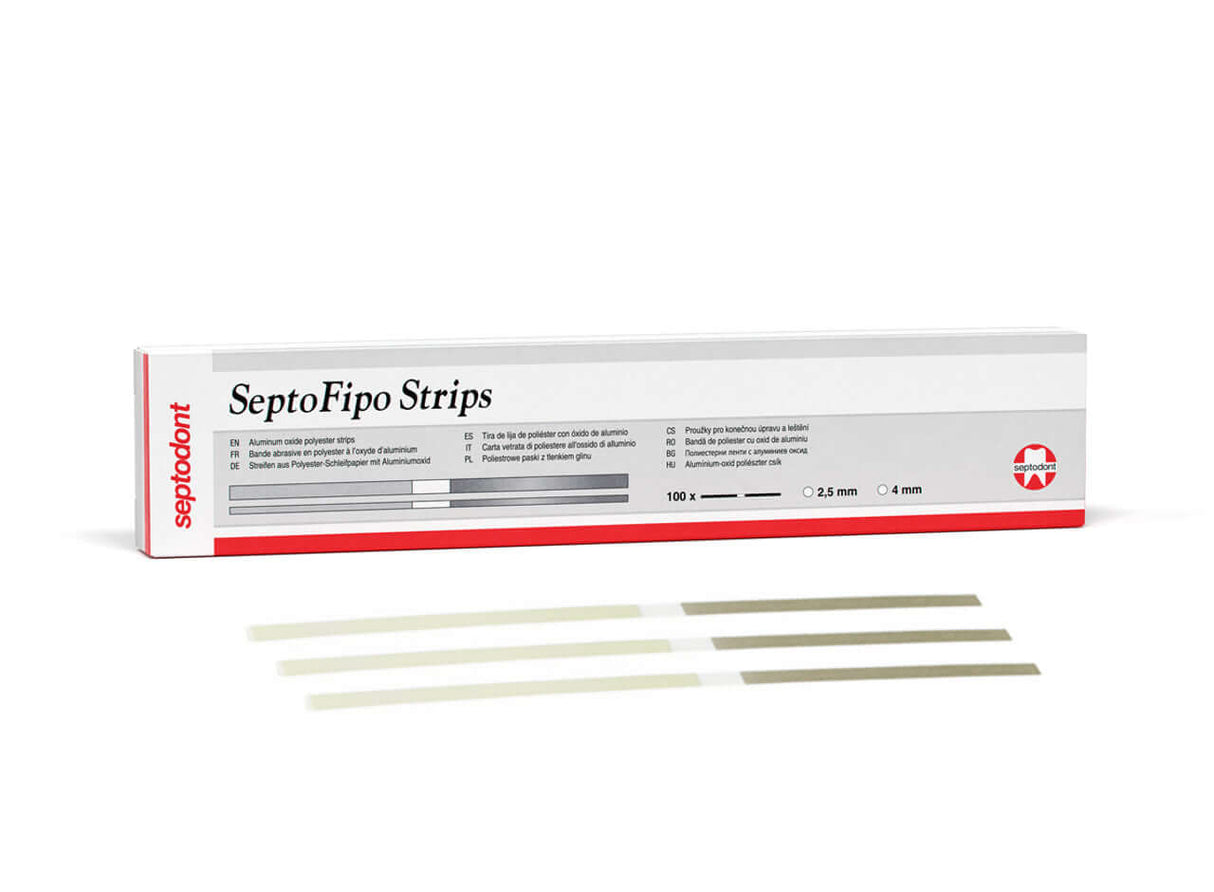 SeptoFipo Interproximal Strips, 4.0mm x 7", 100/Bx 01C4039