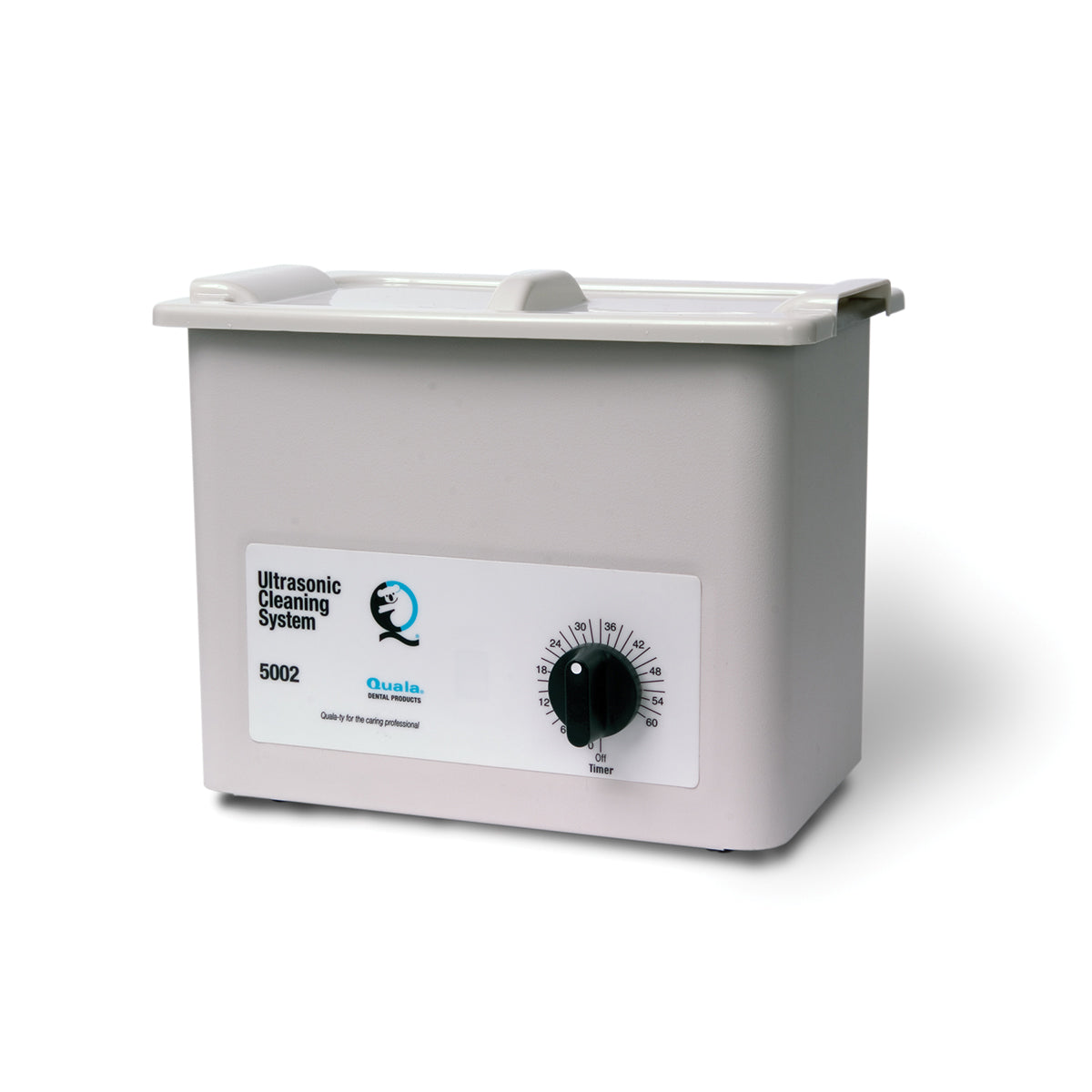 Quala 5002 Ultrasonic Cleaner w/ timer, Dimensions: 9 3/8" x 5 3/8" x 4" 410