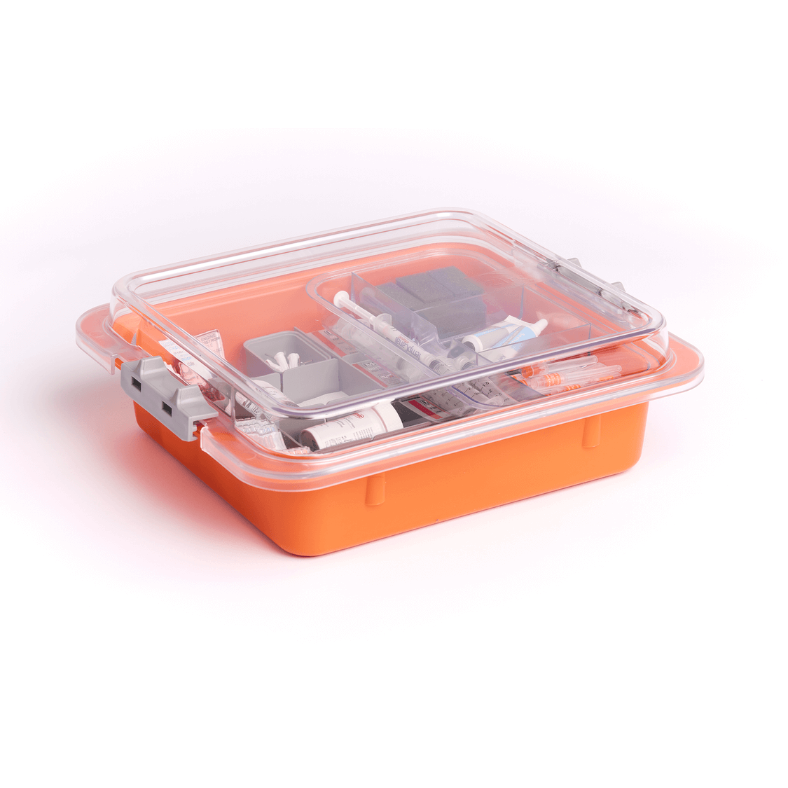 Zirc Dental Products | Clear Locking Tub Cover, 12 3/4" x 11 3/16" x 1 3/8", Cover Only | 20Z459