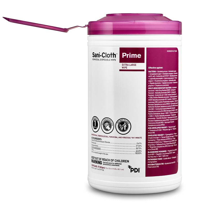 PDI | Sani-Cloth Prime Disinfectant Wipes by PDI - Kills COVID-19 | P24284
