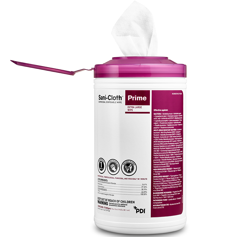 PDI | Sani-Cloth Prime Disinfectant Wipes by PDI - Kills COVID-19 | P24284