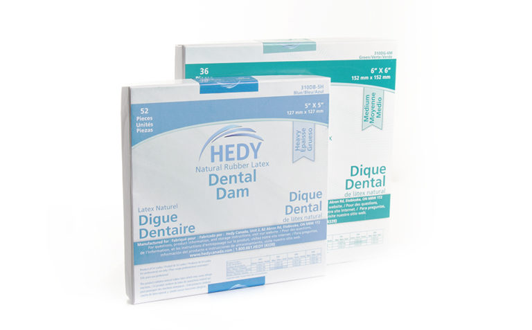 Medicom | Dental Dam, 5" x 5", Heavy Gauge, Green, 52/Bx | 310DG-5H
