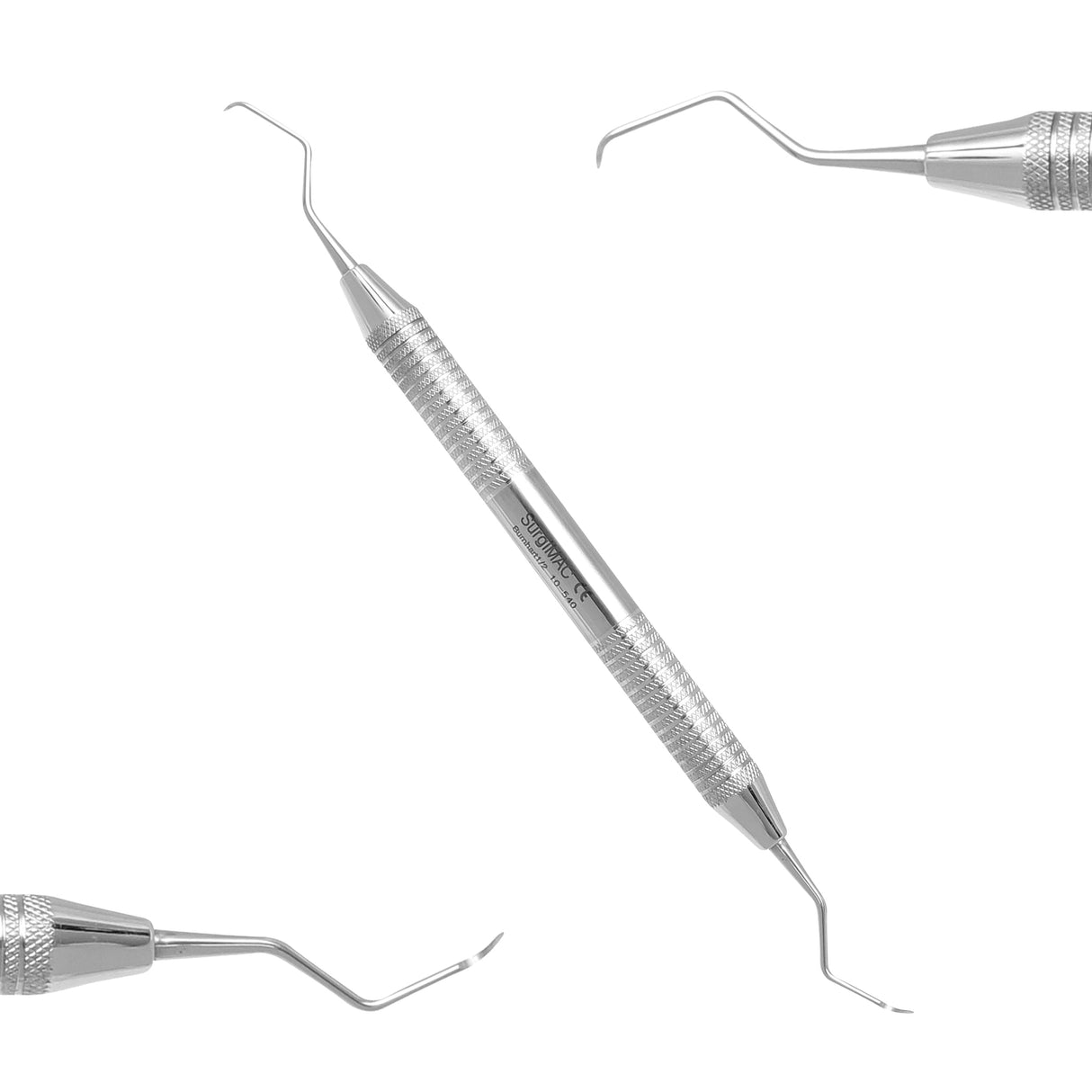 SurgiMac | SurgiMac 1/2 Barnhart Curettes, Double Ended, Stainless Steel, Air Series, 1/Pk | 10-540