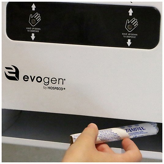 Procter & Gamble | Tampax Tampons, Individually Wrapped and in Vending Tube, Vendible, 5 in Lg, Tampax, 500 PK | 7301002500