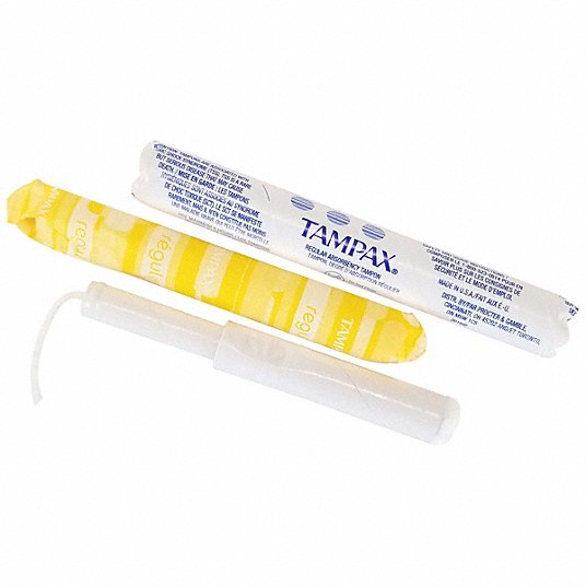 Procter & Gamble | Tampax Tampons, Individually Wrapped and in Vending Tube, Vendible, 5 in Lg, Tampax, 500 PK | 7301002500