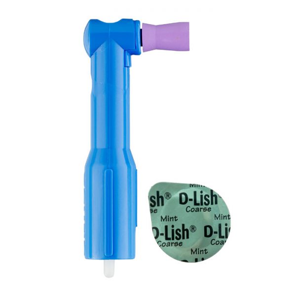 D-Lish Ez Pak Classic Disposable Prophy Angle with Soft Purple LF Petite Web 321010