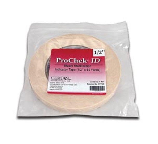 Crosstex | Steam Indicator Tape, Lead-Free, Natural, 1in x 60yd, 18rl/cs | STLF24MM