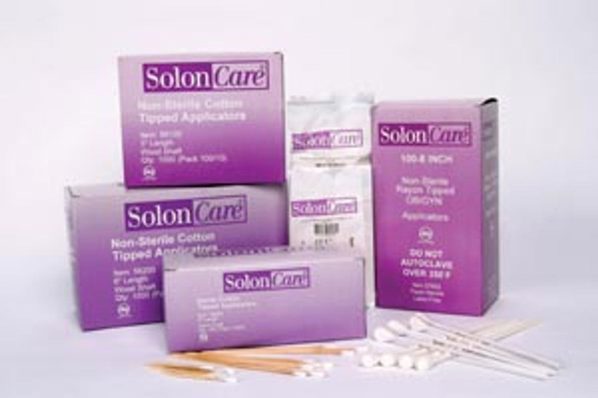 Medicom | Rayon-Tipped Proctoscopic Applicator, Non-Sterile, Polypropylene Stick, 16" x 5/32", 50/bx, 10 bx/cs | 57500